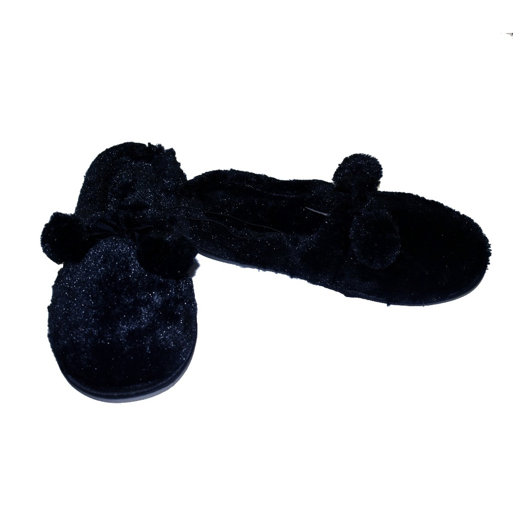 Goldtoe Memory Foam Pom Pom House Slippers